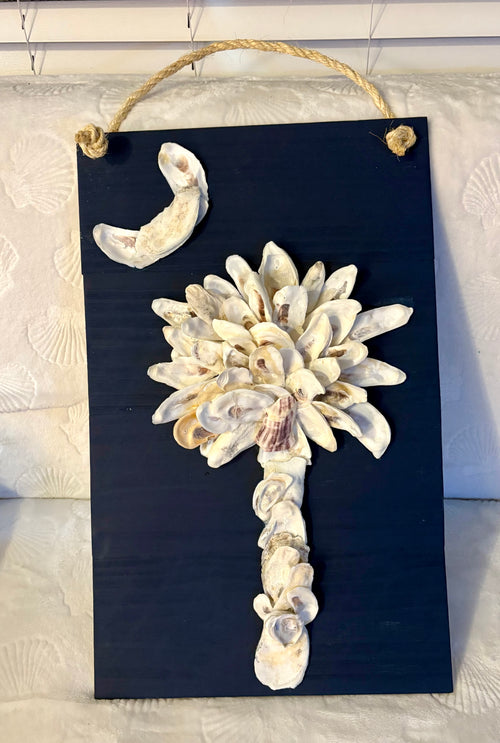 South Carolina Palmetto w/Crescent Shell Wall Art